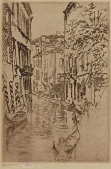 Quiet Canal, 1879-1880. Creator: James Abbott McNeill Whistler