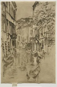 Quiet Canal. Creator: James McNeill Whistler (American, 1834-1903)