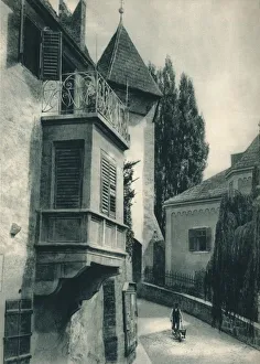 South Tyrol Prints: A quiet corner of Merano, South Tyrol, Italy, 1927. Artist: Eugen Poppel