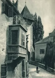 A quiet corner of Merano, South Tyrol, Italy, 1927. Artist: Eugen Poppel