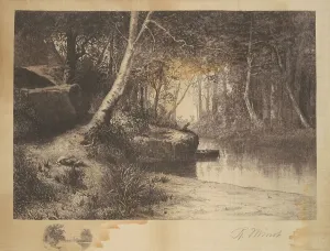 A Quiet Nook, late 19th century. Creator: Adolphe Appian
