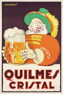 Brewery Prints: Quilmes Cristal Bier, 1930. Creator: Mauzan, Luciano Achille (1883-1952)