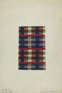 Quilt Prints: Quilt, 1935/1942. Creator: Cleon Barton