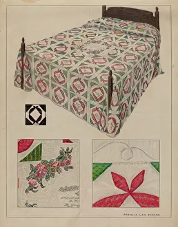 Francis Law Durand Prints: Quilt, 1935 / 1942. Creator: Francis Law Durand