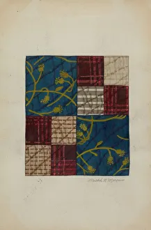 Patchwork Gallery: Quilt, 1935 / 1942. Creator: Ralph N. Morgan