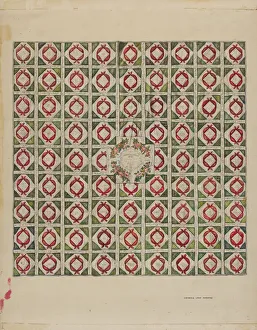 Quilt (Bed Covering), c. 1936. Creator: Francis Law Durand