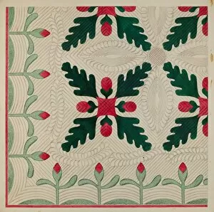 Images Dated 30th September 2021: Quilt, c. 1936. Creator: Dorothy Posten