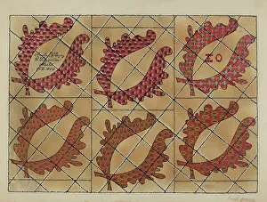 Frank Nelson Prints: Quilt, c. 1936. Creator: Frank Nelson