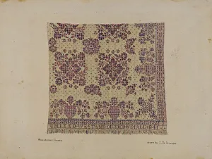 Quilt, c. 1936. Creator: Isabelle De Strange