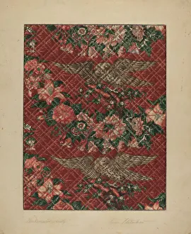 Bird Of Prey Collection: Quilt, c. 1937. Creator: Daniel Fletcher