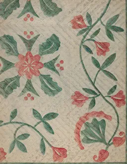 Hastings Katherine Prints: Quilt, c. 1937. Creator: Katherine Hastings
