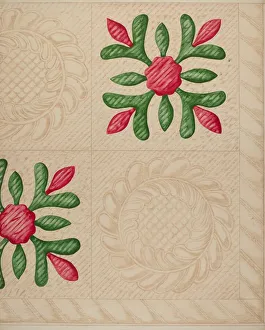 Quilt, c. 1937. Creator: Katherine Hastings