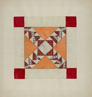 Cheney Gallery: Quilt, c. 1938. Creator: Clyde L. Cheney