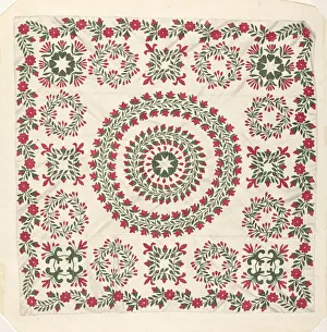 Concha Margaret Prints: Quilt, c. 1938. Creator: Margaret Concha