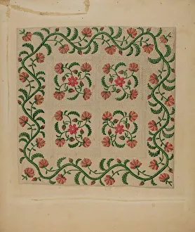 Quilt, c. 1938. Creator: Marian Curtis Foster