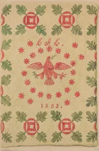 Quilting Prints: Quilt, c. 1941. Creator: Edith Magnette