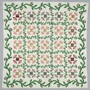 Quilt Cover, c. 1857. Creator: Unknown