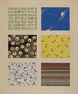 Quilt Patches, c. 1937. Creator: Dorothy Posten