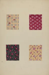 Quilt Patches, c. 1938. Creator: Katherine Hastings