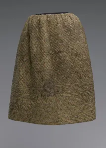 Recycling Prints: Quilted petticoat, 1830s-1840s; repurposed 1890s. Creator: Unknown