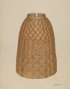Rex F Bush Prints: Quilted Petticoat, c. 1938. Creator: Rex F Bush