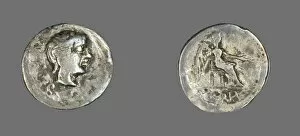 Personification Gallery: Quinarius (Coin) Depicting Liberty, 101 BCE. Creator: Unknown