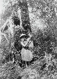 First Nations Prints: Quinault berry picker, c1913. Creator: Edward Sheriff Curtis