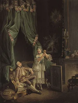 Bourgeoisie Prints: The empty quiver, c1775. Creator: Pierre Antoine Baudouin