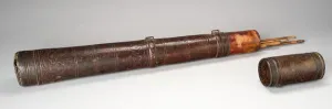 Quiver in Mideastern Manner with Associated Arrows, Venice, c. 1800. Creator: Unknown Quiver in Mideastern Manner with Associated Arrows, Venice, c. 1800. Creator: Unknown