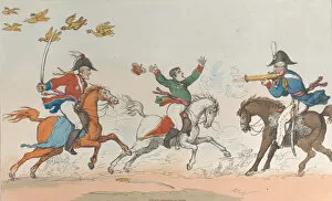 1st Duke Of Wellington Gallery: R. Ackermanns Transparency on the Victory of Waterloo, June 1, 1815. June 1, 1815