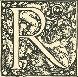 Art History Prints: R - An Alphabet by Hans Weiditz, c1520-1521, (1908). Creator: Hans Weiditz