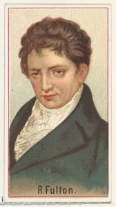 Souvenir Book Prints: R. Fulton, printers sample for the Worlds Inventors souvenir album (A25) for Allen &amp