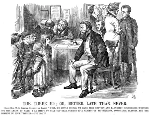 The Three R s; or, Better Late than Never, 1870. Artist: John Tenniel