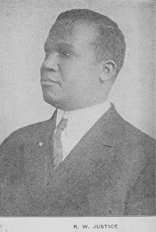 R. W. Justice, 1918-1922. Creator: Unknown