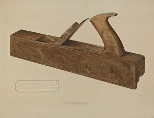 Lemcke Lloyd Charles Prints: Rabbet Plane, 1938. Creator: Lloyd Charles Lemcke