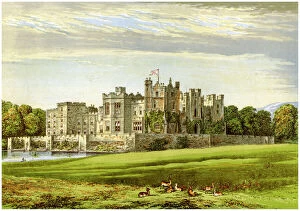 Stately Home Collection: Raby Castle, County Durham, home of the Duke of Cleveland, c1880