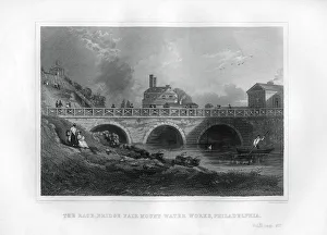 Waterworks Prints: The Race Bridge Fair Mount Water Works
