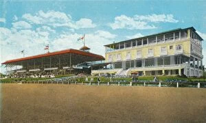 Postcard Gallery: The Race Track at Oriental Park, Havana, Cuba, c1915