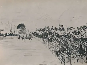 The Races, 1865-1872, (1946). Artist: Edouard Manet