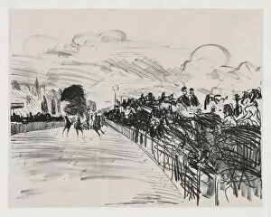 The Races, 1865. Creator: Edouard Manet (French, 1832-1883)