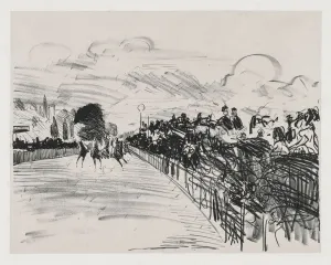 The Races, 1865. Creator: Edouard Manet (French, 1832-1883) The Races, 1865. Creator: Edouard Manet (French, 1832-1883)
