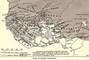 Sahel Prints: Races de l'Afrique occidentale; L'Ouest Africain, 1914. Creator: Unknown