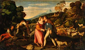 The Elder 1480 1528 Prints: Rachel and Jacob, c. 1525