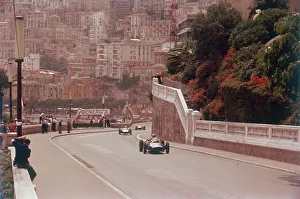 Monte Carlo Prints: Racing cars on the road track at the Monaco Grand Prix, Monte Carlo