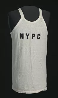 Racing shirt for the New York Pioneer Club worn by Ted Corbitt, 1950s. Creator: Unknown