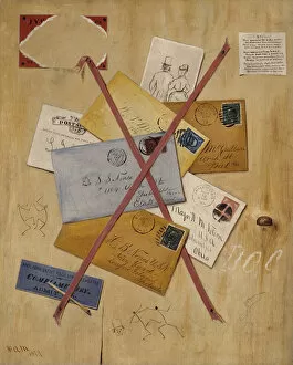 Correspondence Collection: Rack Picture for Dr. Nones, 1879. Creator: William A. Mitchell