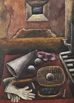 Surrealism Prints: The Racket, 1938. Creator: Izquierdo, Maria (1902-1955)