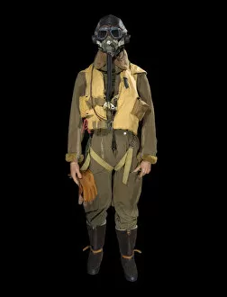 Goggles Gallery: RAF flying suit, 1940s. Creator: Unknown