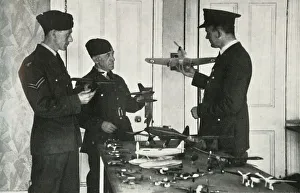 RAF personnel learning to identify aircraft during the Second World War, 1941. Creator RAF personnel learning to identify aircraft during the Second World War, 1941. Creator