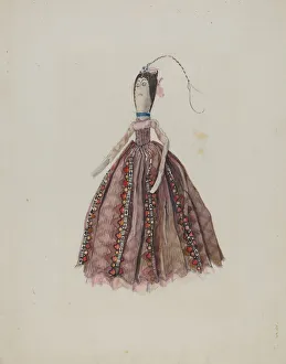 Doll Collection: Rag Doll Bodice, c. 1936. Creator: Cecily Edwards
